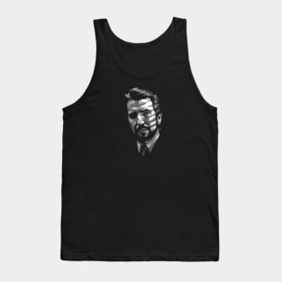 Alan Rickman greyscale Tank Top